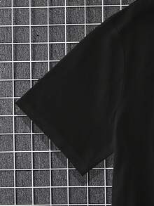 定制男女通用T恤,休闲宽松版型,适合春夏季节、度假、户外活动,可个性化定制图案,上传您的照片/情侣照/全家福/宠物照/朋友照/风景照,男士圆领短袖黑色上衣,节日/生日/周年纪念照片定制礼物,个性化休闲T恤,春夏季短袖 - 黑色 - 查看 9