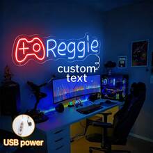 إضاءة نيون لاسم لاعب الألعاب الشخصي، لافتات نيون مخصصة، شعارات ألعاب مخصصة، لافتات نيون شخصية، أضواء LED للاعبين، فن الحائط للألعاب، لافتات إضاءة للبث المباشر، هدايا مخصصة - رائعة لديكور الغرفة، ديكور غرفة النوم، ديكور غرفة الألعاب، هدايا كهف الرجال، هدايا عيد الميلاد! ملون، كاواييي، أنيق بسيط، جميل، مخصص، شخصي، فريد، هدايا مثالية للرجل، هدايا مثالية للمرأة، صديق، صديقة، عائلة، أصدقاء، ضوء الليل، أضواء نيون، بضائع منزلية، ديكور الغرفة، ديكور العطلات، للذكرى السنوية، لأعياد الميلاد، للزفاف