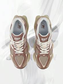 New Balance 9060 Sparrow Flat Taupe – Men's/Women's Lifestyle Sneakers – Shoes For Unisex -Vintage-Spring & Summer-Inspired Running Shoes, Shock-Absorbing Comfort, Gym To Streetwear Casual Wear-Easter Gift– U9060EEH - Sparrow/Flat Taupe/Vintage Rose - 查看 3