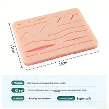 皮肤缝合垫外科缝合训练套装，格雷氏解剖缝合练习套装，创伤护理配件，适用于医学生和医生