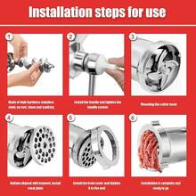 Kitchen Meat Grinders - Silver - View 8