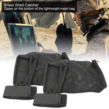 Brass Shell Catcher Bag, Tactical Cartridge Nylon Mesh Collector Casing Brass Catcher For Range Shooting - Black - View 4