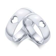 Accesorios Nuevo Producto Anillo de Pareja de Amor de Acero Inoxidable - Meiwei nº 7 - Ver 6