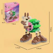 312pcs Cartoon Character Building Blocks Toy, Tralala Tralala, Lili Lala, Boneka Ambarama Character Building Blocks Toy, Gift For Party - Multicolor - View 14