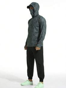 Summer Outdoor Fishing Sun Protection Clothing, Breathable Sunscreen Clothing For Fishing, Fly Fishing, Cycling - Dark Grey - View 8