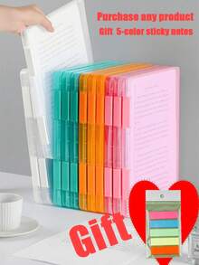 25pcs New Transparent Durable File Boxes, Home & Office Storage, Large Capacity