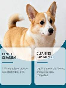 YEGBONG Cat & Dog Ear Cleaner, Gentle Cleaning For Pet Ear Dirt & Odor, Daily Care