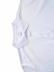 Customized Men's Casual Shirt - Photo/Logo/Text Can Be Printed On The Left Chest And Cuffs, Breathable Summer Short Sleeved, Pure Black, Hand Washed Only Suitable For Family Activities, Father's Day, Valentine's Day Gifts, Personalized Gift Shirt, Durable - White - View 9