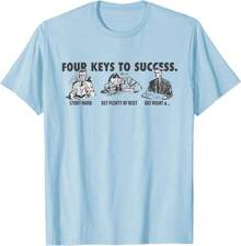 Camiseta Cuatro Claves para el Éxito - Negro - Ver 4