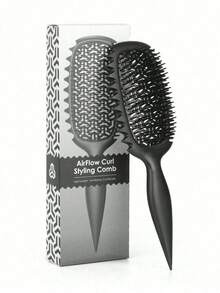 Hair brushes-EU 卷发造型梳套装，适用于卷发，蓬松提拉造型梳，干湿两用，卷发梳，可分束造型，减少毛躁和断裂，打造柔顺、亮泽、有弹性的卷发，尤其适合波浪卷和螺旋卷，也是一款方便的解结头发工具。 - 彩色 - 查看 18