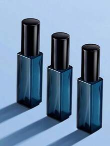 1pc/3pcs 10ml Glass Perfume Spray Bottle With Aluminum Sprayer, Refillable Travel Size Empty Bottle