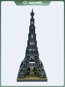 SALYWEE Legendary European Landmarks 950+Pcs Building Blocks – Big Ben, Colosseum, Eiffel Tower, Cathedral, Magic Castle & School – Ideal Birthday Gift & Desk Ornament - Multicolor - View 4