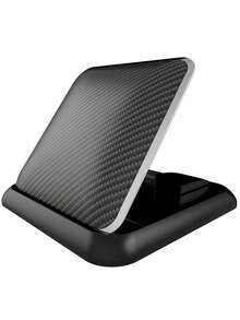 Soporte universal para teléfono móvil de coche para salpicadero, antideslizante y ajustable - Negro - Ver 4