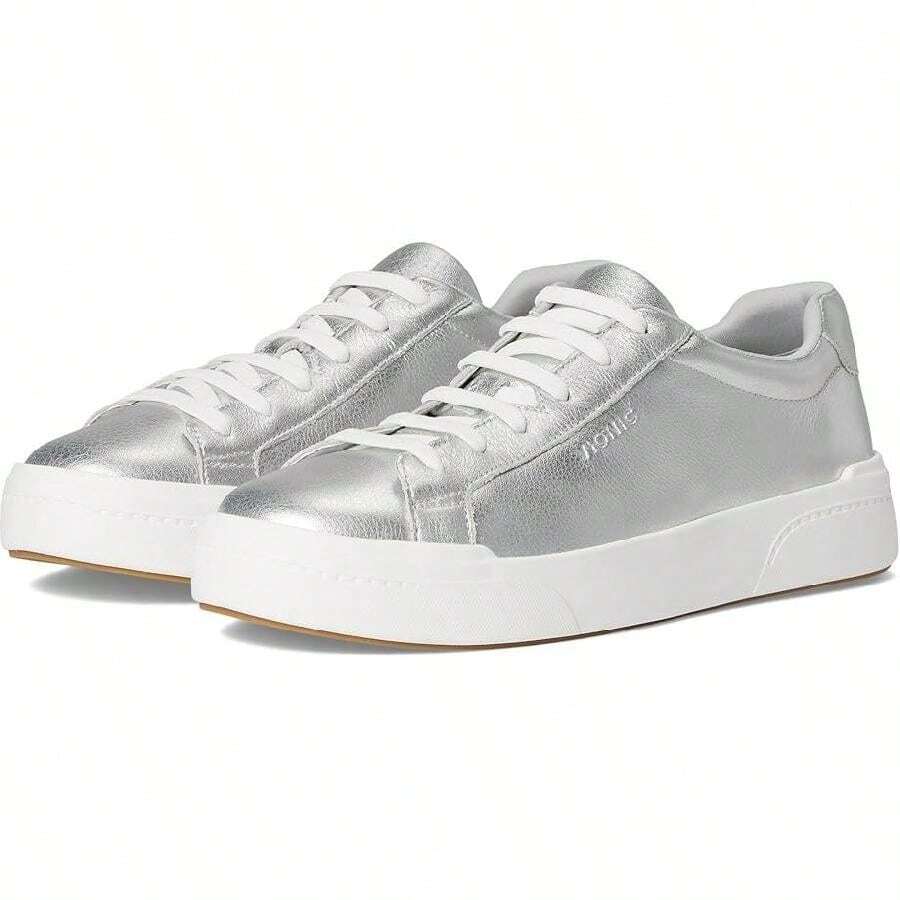 Vionic Colbie Sneakers Women's US 9 Silver White Leather Platform Shoes ZOGG1350 - 銀色 - 查看 1