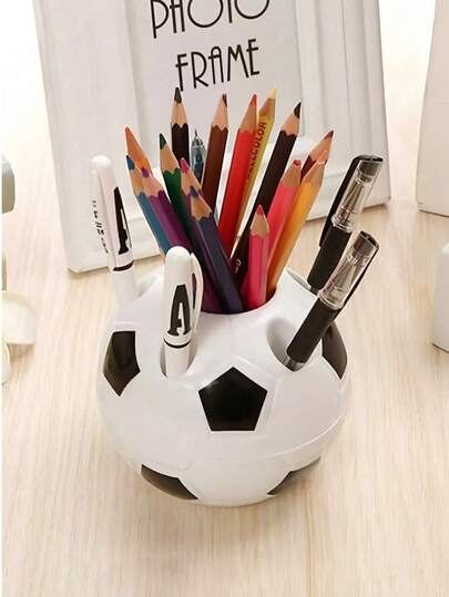 Football Shaped Pen Holder/Toothbrush Holder/Desktop Organizer/Home Decor/Student Gift/Back To School Gift/Football Theme Gift/Pen Cup/Celebrate World Cup/Office Supplies/Pen Pot