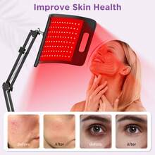Red Light Therapy For Face And Body, Red Infrared Light Therapy Lamp With Stand Led 660nm Red Light-Therapy& 850nm Infrared Light Device - 美規A型插(110-127V) - 查看 7