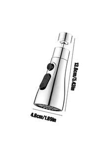 Modern Kitchen Faucet Extender With 3 Spray Modes, 360° Swivel Spout, Handheld Sprayer, Polished ABS Material, Water Diverter Control, Full Body Spray, And Embedded Installation Design. Includes Sink Faucet Extender And Kitchen Faucet Sprayer Replacement. - Multicolor - View 7
