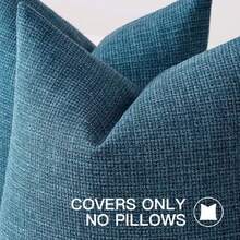 Linen Throw Pillow Cover Set Of 1 Drative Lumbar Pillowcases Cushion Covers 16x24 Inch For Home Dr Sofa Bedroom Car 40 X 60CM Blue,35521096 - 藍色 - 查看 2