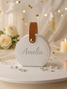 Custom Jewelry Case - Personalized Jewelry Box, Travel Jewelry Box, Bridesmaid Gift, Birthday Gift For Women, Valentine's Day Gift - Multicolor - View 7