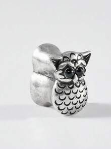 1个铜猫头鹰耳扩，空心猫头鹰耳塞，耳廓扩张器，耳洞穿刺饰品，8毫米-25毫米 - 如圖 - 查看 14