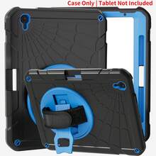 1个原装保护套，带笔槽、360°旋转手带和支架，兼容iPad 10/9/8/7/6/5/4代10.9英寸/11英寸/9.7英寸、iPad 11（A16 2025）、iPad（A16）11英寸第11代2025、Galaxy Tab A8 10.5英寸2022、iPad Pro/Air6/Air7 11英寸2018/2020/2021/2022/2024/2025、iPad Mini 6 8.3英寸、iPad Mini 7 A17 Pro 8.3英寸2024。 - 黑+天藍 - 查看 24