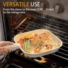 23 - Piece Detachable Handle Nonstick Cookware Set U2013 Induction Oven  Stackable Kitchen Cookware With Removable Handles Easy Storage - White - View 8