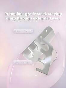 【专为女性设计的多功能面部修剪器】迷你便携式面部修剪器，0.1毫米不锈钢眉毛修剪器，唇毛去除神器（带保护盒），敏感肌肤必备美容工具