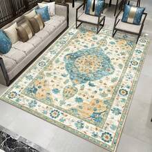 1pc Striped Plaid Outdoor Mat, Suitable For Patio, RV, Camping - Square Bohemian Style Picnic Garden Rug - Multicolor - View 46