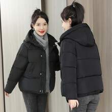 Women Outdoor Winter Coats - Black - View 4