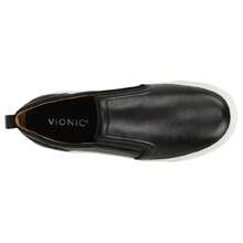 Vionic Kimmie I6626L3-001 Sneakers Women's 6 Black Leather Slip On Shoes GAL1665 - 黑色 - 查看 2