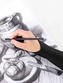 2/4/6只装防污涂层手套，有效防止刮伤、汗水和污垢，男女通用，适合放学后绘画和长时间素描活动（2只为1双）