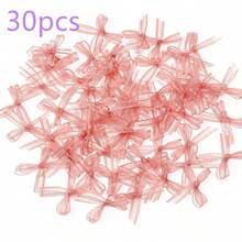 30 件/包欧根纱蝴蝶结美甲装饰，2.5X1.5 毫米 DIY 珠宝配饰、发饰、蝴蝶结装饰