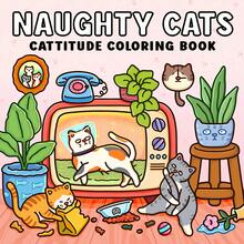 Naughty Cats: Cattitude Coloring Book For Adults And Teens (Cat & Dog Coloring Book) - Multicolor - View 1