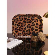 Rolling Tray Set, For Leopard Pattern Lovers | Includes 180*140mm Rolling Tray, 4-Layers Aluminum Alloy Grinder | Smoking Accessories Kit, For Friends, Families, And Smokers - 彩色 - 查看 3