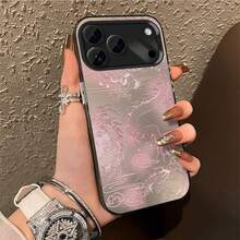 Dragon Phone case suitable for  17, 16, 15, 14, 13, 12, 11, 7, 8, Pro Max, AIR, PLUS, X, XS. Phone protective case. Gift for friends, gift for family. Couple's style, unisex. Halloween gift, Easter gift. Colored silver phone case. - Dragón CYK SilverLSAW - Ver 3