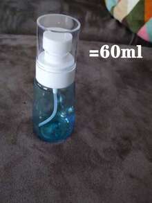 1个细雾喷雾瓶，小型喷雾器，带泵和透明容器，香水喷雾器，爽肤水喷雾瓶，化妆品可填充瓶，旅行喷雾瓶，便携式乳液/洗发水分配器，多种颜色和尺寸可选 - 彩色 - 查看 14