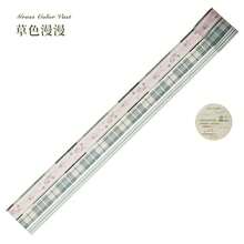 1卷手工布艺系列和纸胶带，复古纸质创意多功能DIY计划本装饰，返校季 - 彩色 - 查看 15