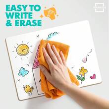 Small White Board Dry Erase Mini Whiteboard 9x12 Inch Small Dry Erase Board Marker Board Dry Erase Lapboards Handheld Personal White Boards For Students Whiteboard Office - 預設 - 查看 4