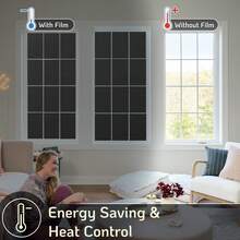 1 rolka folii zaciemniającej, zaciemniająca i termoizolacyjna, matowa folia zapewniająca prywatność, odpowiednia do szkła, blokuje światło słoneczne, umożliwiając sen w ciągu dnia, przyczepna, do wielu zastosowań, 100% ochrony przed promieniowaniem UV, ochrona prywatności, odpowiednia do wnętrz, domu, biura, kuchni i innych pomieszczeń