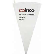 Winco - Bolsa de repostería de algodón con revestimiento de plástico, 21 pulgadas, color blanco, talla M(40.6 cm) - Multicolor - Ver 1