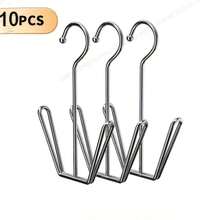 6 piezas Estantería para zapatos de acero inoxidable, organizador de zapatos para el hogar - Estantería para zapatos de acero inoxidable de 2/4 niveles, ganchos colgantes para exhibición de zapatos, estantería para zapatos - Multicolor - Ver 13