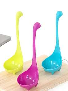 DeTODO Cucharon de Dinosaurio Para Sopa, Caldo, Cocina 1/3 pzas - 1 PIEZA - Ver 10