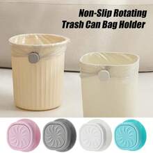 5pcs Trash Can/Garbage Bag Fixator(Non-Slip,Reusable,Easy To Install) Portable Household Trash Bag Disks Reusable Waste Liner Holders Garbage Bin Accessories For Kitchen Bedroom Outdoor,Storage Accessories,Ornament - Multicolor - View 13