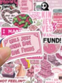 SCXXBSW 50 buc bani, autocolante creative din PVC cu desene animate, potrivite pentru manuale, huse de telefon, laptopuri, computere, valize, decorațiuni pentru frigider - Multicolor - Vizualizare 7