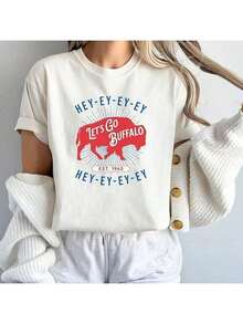 Buffalo Football ®   Bills Shirt  Football Sunday Tee  Buffalo Fan Gift  Friend, Buffalo NY Gift  Football Fan2025 - 白8 - 查看 12