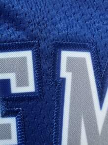 Atonmore Men's Basketball Jersey #25 Blue Embroidered Basketball Sleeveless Tank Top, Casual Sports Shirt Spring Fall - Blue - View 3