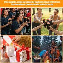 Double Tactical Reload Can Holder, Tactical Dual Can Holder-Rapid Reload 2 * 12oz Can Holder For Soda, Fast Fill Insulated Sleeve, Assault Tactical Insulation Sleeve-Ultra Chill System