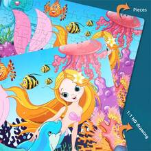 100pcs Wooden Jigsaw Puzzles, Colorful Animal, Dinosaur, Ocean, Space Themed Toys, Suitable For 3-7 Years Old Children, Montessori Early Learning Puzzle Game, Infant Toys, Preschool Educational Cognitive Toys, Children Puzzles, Wooden Toys, Parent-Child Interaction, Early Development, Birthday, Christmas, Halloween Gift, Family Game Room Fun Activity - Multicolor - View 3