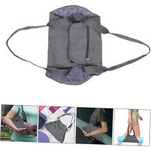 Bolsa De Almacenamiento Para Esterilla De Yoga Organizador De Yoga Clases o Hecha De Material Duradero y - Gris - Ver 7