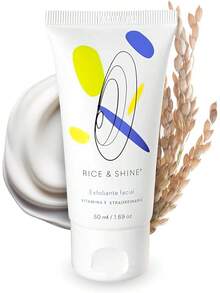 ARROZ Y BRILLO| Tratamiento Facial con Aceite de Germen de Arroz| Skin Care 100% Natural - 60% más de Vitamina E que el Aceite de Argán| Limpieza Profunda y Suavidad en la Piel (Jabón Facial) - Exfoliante facial - Ver 4